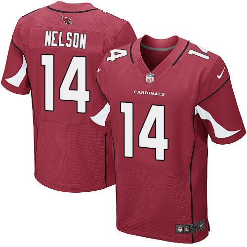 Nike Cardinals #14 J.J. Nelson Red Team Color Men's Stitched NFL Vapor Untouchable Elite Jersey